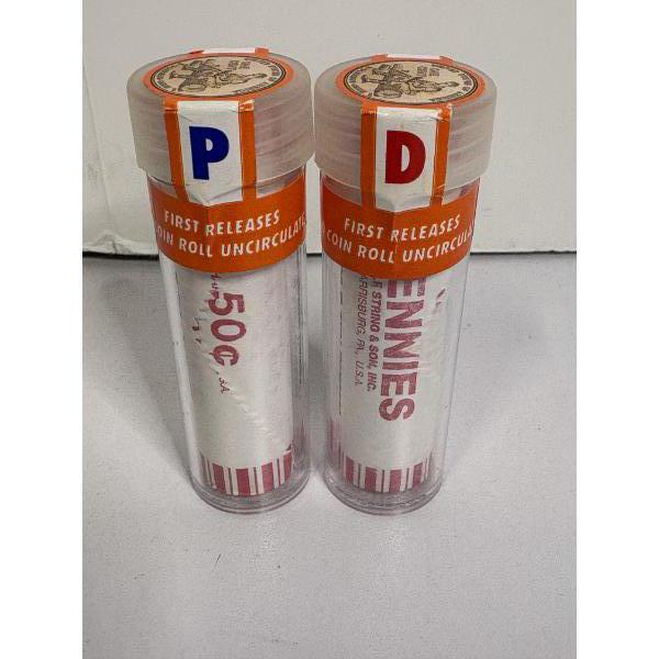 2009 P and D First Releases Union Shield Design Pennies in Sealed Plastic Containers, FV $1