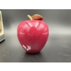 Image 8 : Happy Holidays Christmas Tin & Vintage Red Marble Apple Paperweight with Brass Stem 
