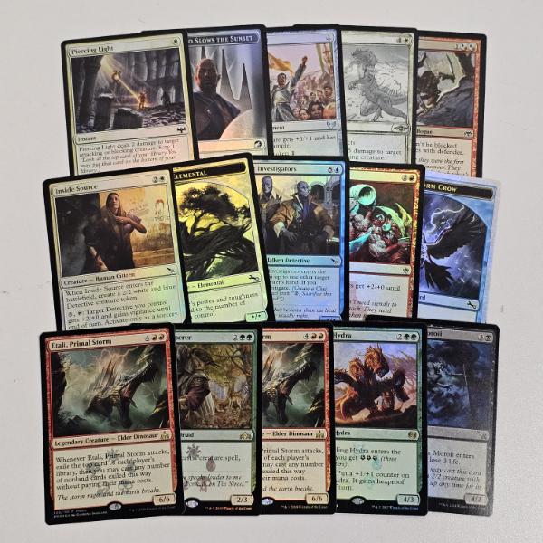 Lot of 15 Assorted Holo MTG Magic The Gathering Trading Cards