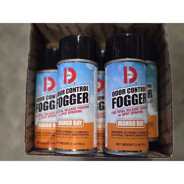 Five 50z Big D Mango Bay Odor Control Foggers