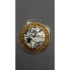 Image 2 : Limited Edition Excalibur Las Vegas $10 Casino Gaming Token With .999 Fine Silver Center 