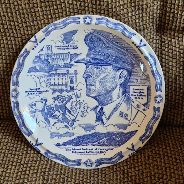 PICKUP IN CANTON - Historical WWII Patriotic Collector Plate - See Details