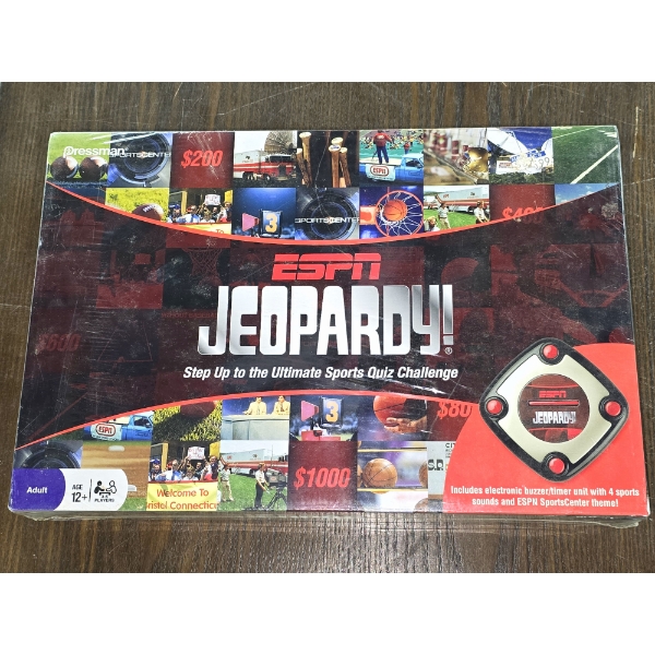 Pressman ESPN Jeopardy! Ultimate Sports Quiz Challenge Board Game - BRAND NEW, Sealed