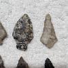 Image 3 : EARLY AMERICAN! Antique Assortment of Native American Stone Artifacts including Arrow/Spear Heads
