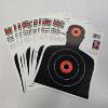 Image 1 : 10 Thompson Target HALO Reactive Paper Shooting Targets - Human Silhouette