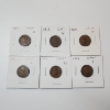 Image 1 : Six Assorted Years United States Lincoln Wheat Cents