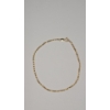 Image 3 : 14K Gold Twisted Rope 7" Bracelet & 14K Gold Serpentine 18" Necklace - Total Weight: 1.6g