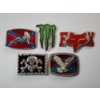 Image 1 : Lot of 5 Assorted Belt Buckles in Great Condition: FOX, Monster, Confederate Flag, Skull