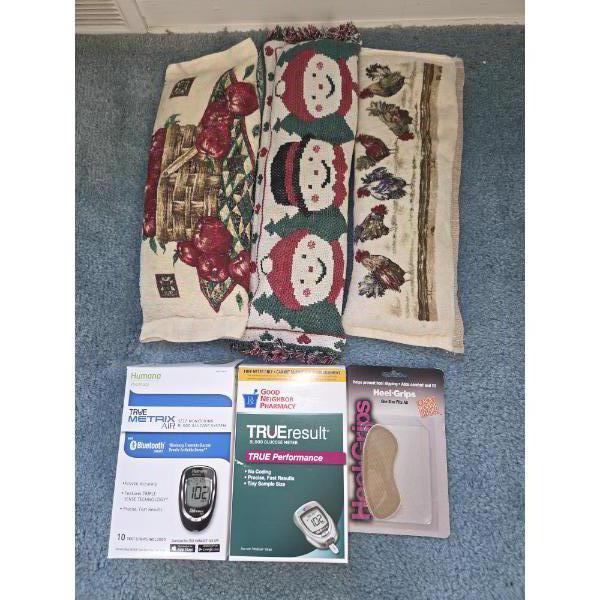 PICKUP IN CANTON - Three Reusable Heat Packs, New Glucose Monitors And Heel Grips 
