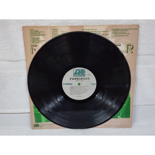 Foreigner Double Vision Vinyl Record in Original Sleeve by Atlantic Records