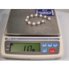 Image 7 : Gorgeous Jared Pearl Bracelet w/ Sterling Silver Clasp & Textured Spacer Beads - Total Weight: 11.7g