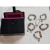 Image 1 : Pandora-Style Bracelets Including Mini Sterling Silver Beads with Paris Hilton Jewelry/Make-Up Case