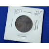 Image 1 : 1851 United States Braided Hair Large Cent