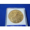Image 2 : 1933 Gold Double Eagle REPLICA - CU Layered in 24K Gold Proof Copy Coin