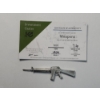 Image 1 : 2024 Handcrafted Investment Caster 7.6g .999 Pure Silver Miniature M16 Rifle With COA