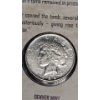 Image 2 : 1922-D Silver Peace Dollar in First Commemorative Mint Display With Stamp