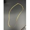 Image 3 : Costume Necklace & Pocket Folding Knife - Unclasped Necklace is 23 inches & Pocket Knife Unfolded is
