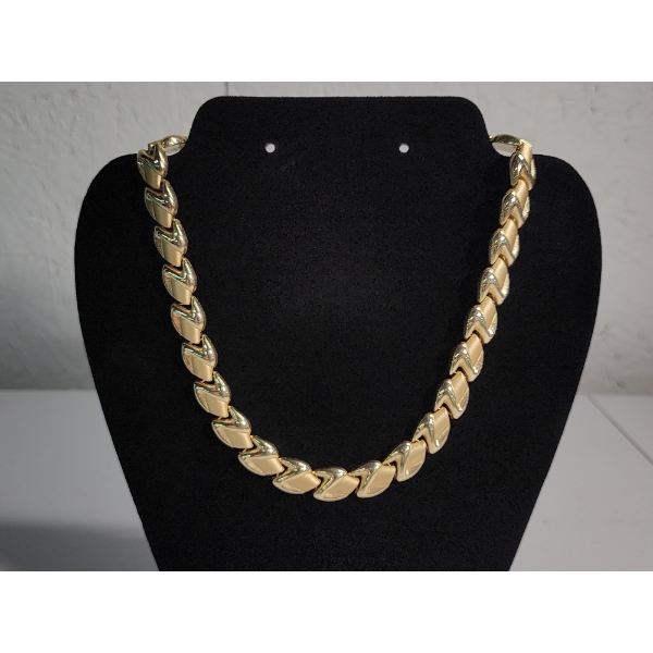 Incredible 14K Yellow Gold Fancy Link 17" Necklace - Heavy Statement Chain - TW: 42.0g