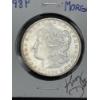 Image 3 : 1898-P Morgan Silver Dollar - Mintage 5,884,000 - 90% Silver