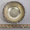 Image 2 : Vintage Embossed Floral Rim Solid Far East Export Silver Nut Bowl 5.5" - 90.2 g