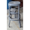 Image 8 : *Pick Up At Mantua Home-No Shipping Available* Vintage 25'' Step Stool & 50 Gallon Plastic Drum With