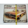Image 3 : Dodge Charger Collectible Metal Sign 15x12in
