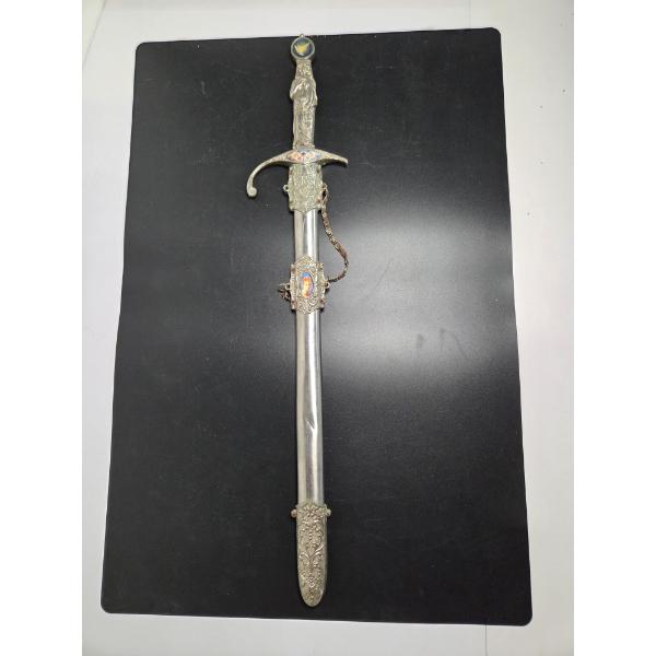 20'' Decorative Metal Sword & Scabbard