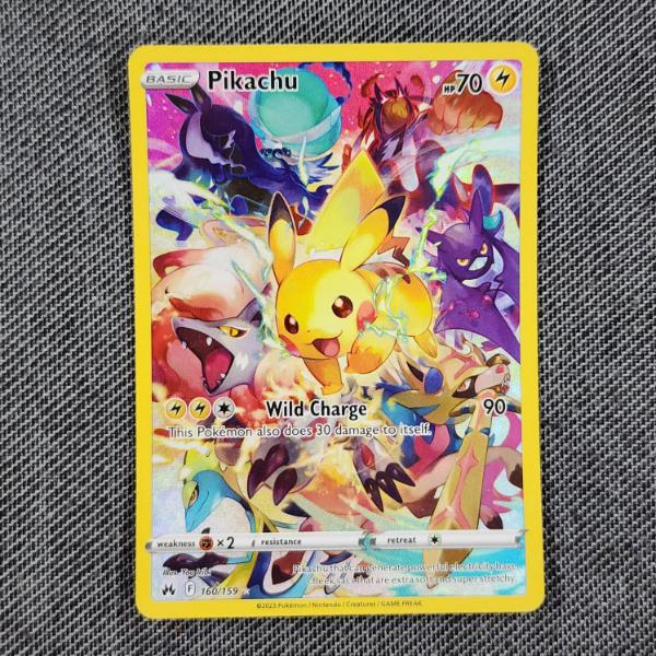 Pikachu 160/159 Holo Rare Pokemon Trading Card 