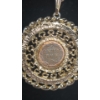 Image 8 : 1896 Indian Head Cent In Bezel With 24.5" Chain & Vintage 10K Gold Filled Telephone Lapel Pin