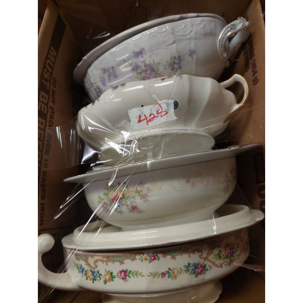 Box Lot - Vintage China As Shown - See Pics