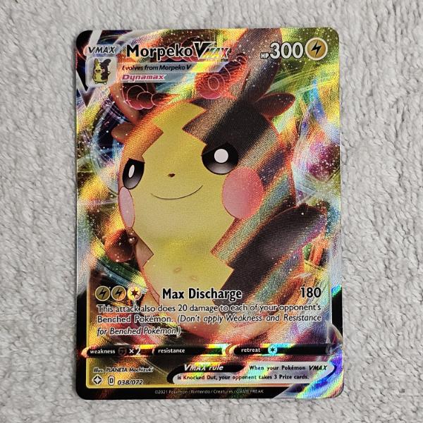 Pokémon TCG: Morpeko VMAX Holo Rare 038/072