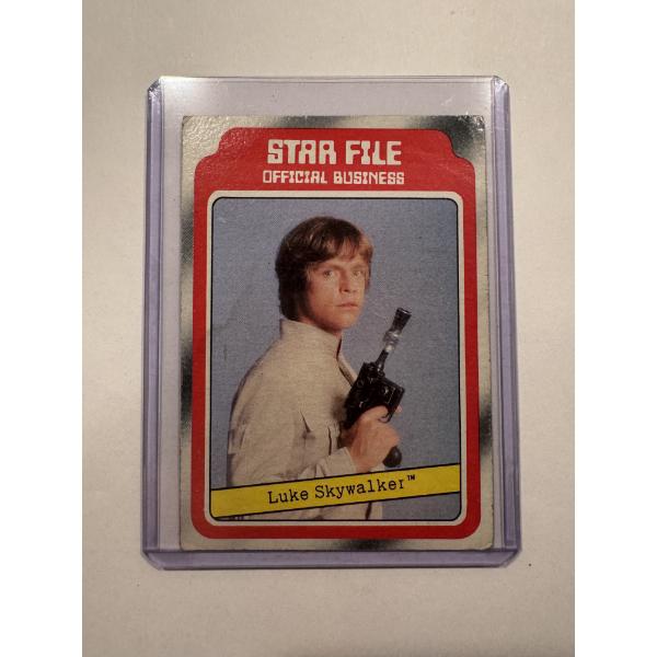 1980 Topps Star Wars Empire Strikes Back Luke Skywalker Trading Card - Great Card
