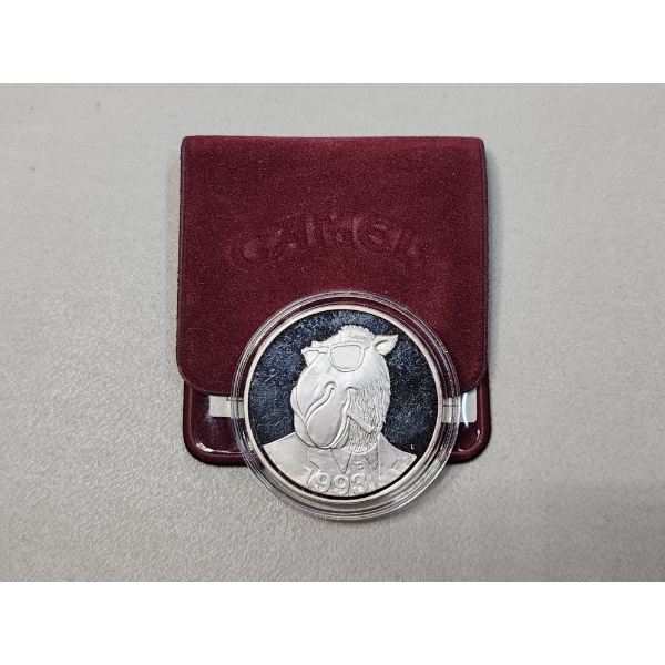 1933 Joe Camel 80th Anniversary 1 oz .999 Fine Silver Commemorative Round in Capsule w/ COA