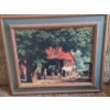 Image 3 : PICKUP IN CANTON - 3 Pcs - Vintage Paul Detlefson Country Scene Framed Prints - See Desc