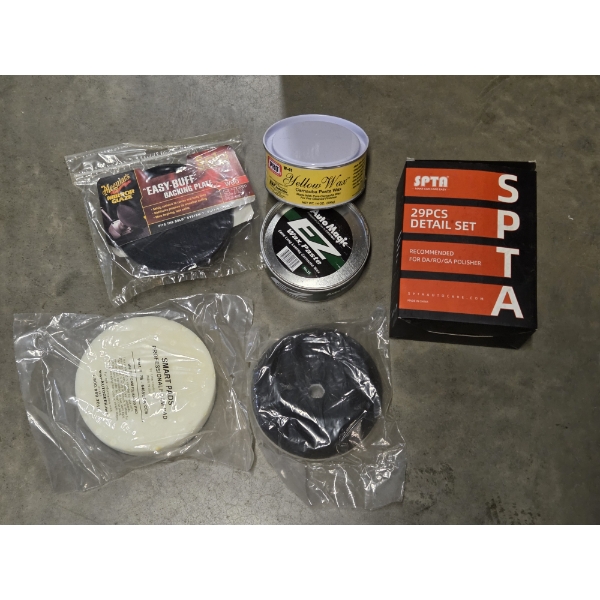 All New- Buffing/Polishing Pads & Wax