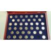 Image 4 : Morgan Mint Golden Presidential Dollar Collection In Case With (2) Extra Coins- Face Value: $39.04