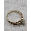 Image 5 : Vintage 14K Yellow Gold Diamond Engagement Ring - Size 5 - 3.2g