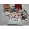 Image 8 : Huge Tool/Garage Collection Including Drain Snake, 20'' Toolbox, Lawn Sprinkler, Saw Blades & More