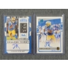 Image 1 : Two 2020 Panini Draft Picks Joshua Kelley Autographed Rookie Trading Cards