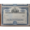 Image 3 : Lot of Six 1960's Grand Union Company 100 Shares Stock Certificates 
