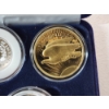 Image 7 : America's Million Dollar Coins Tribute Proof Set Including 24KT Gold & .999 Silver Clad Bronze 