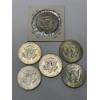 Image 2 : Lot of 6 40% Silver Kennedy Half Dollars, FV $3, (1) 1965, (1) 1968 and (4) 1967