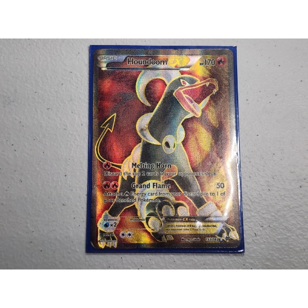 2015 Pokemon Houndoom EX (Full Art) (Holo) Ultra Rare #153/161 - Near Mint