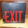Image 1 : As Shown - Electric Exit Sign - See Pics