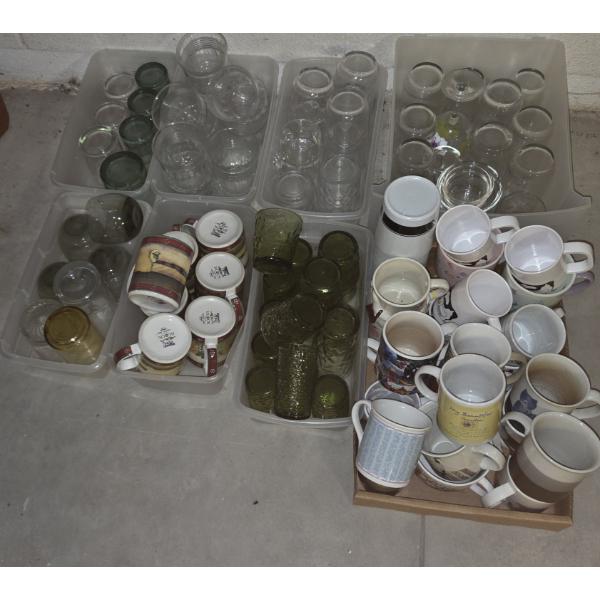 *Pick Up At Mantua Home-No Shipping Available* Huge Collection Of Drinking Glasses In Great Conditio