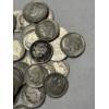 Image 2 : Lot of 40 90% Silver, Assorted Year, Roosevelt Dimes FV $4.00
