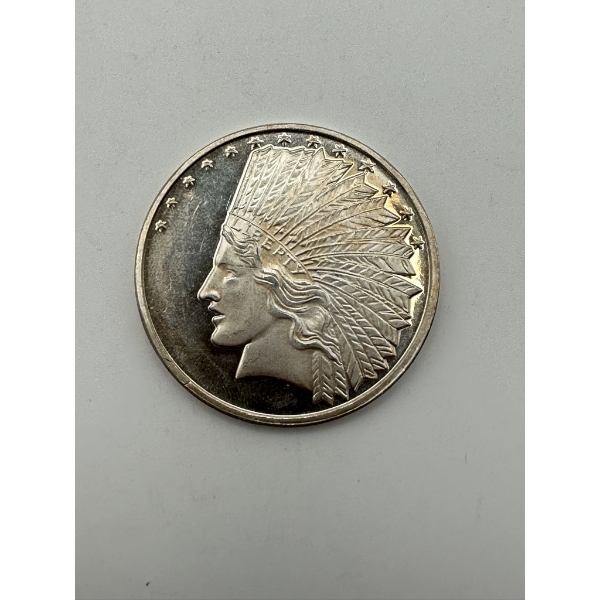 Silvertowne 1oz .999 Silver Indian Round
