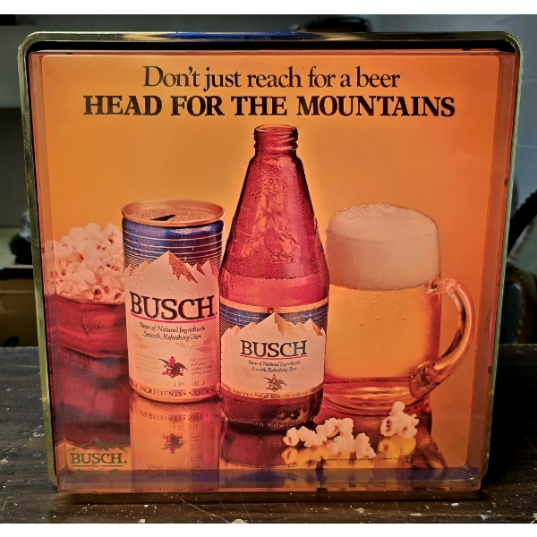 16" Light Up Busch Sign
