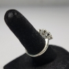 Image 4 : Gorgeous 14K White Gold 3-Stone Ring - Size 5.5 - Total Weight: 3.5g