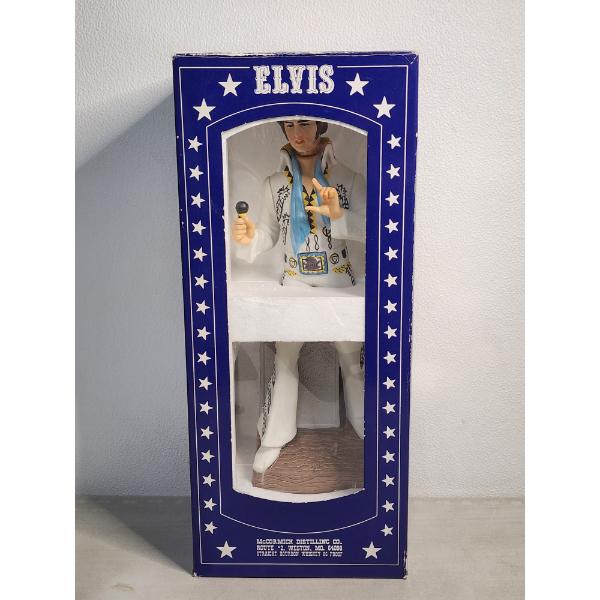Limited Edition Elvis Presley McCormick Ceramic Empty Whiskey Bottle - In Box & Great Condition